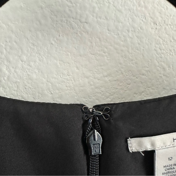 HALOGEN Black Sleeveless Sheath Dress Size 12 - Picture 10 of 13